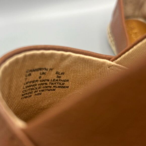 Lauren Ralph Lauren Cameryn IV Tumbled Leather Espadrilles - Picture 3 of 5